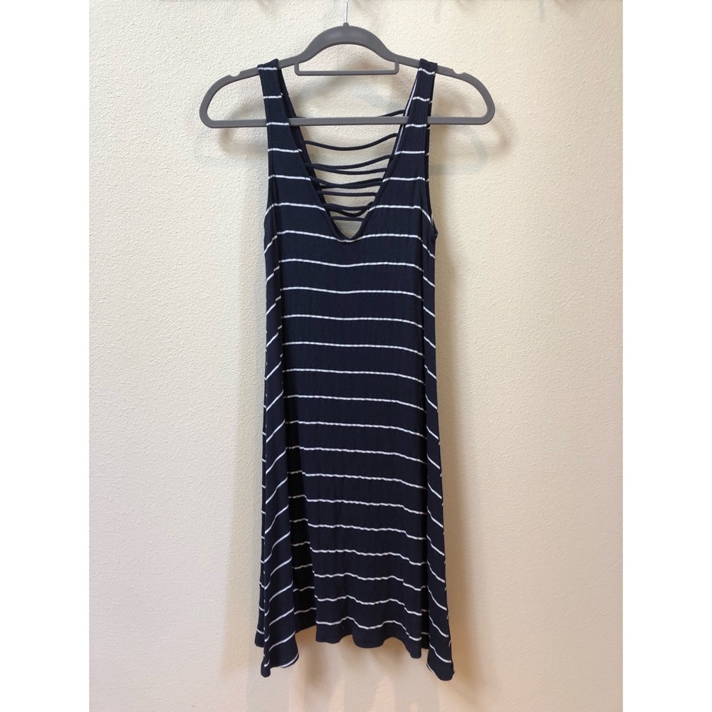 Socialite Striped Strappy Tank Dress